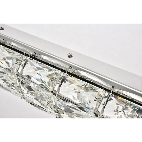 Valetta LED 37 inch Chrome Chandelier Ceiling Light