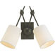 Compass 12 inch 60 watt Black Iron Swing Arm Wall Light