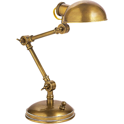 Chapman & Myers Pixie 13 inch 25.00 watt Hand-Rubbed Antique Brass Table Lamp Portable Light