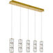 Polaris LED 36 inch Gold Pendant Ceiling Light