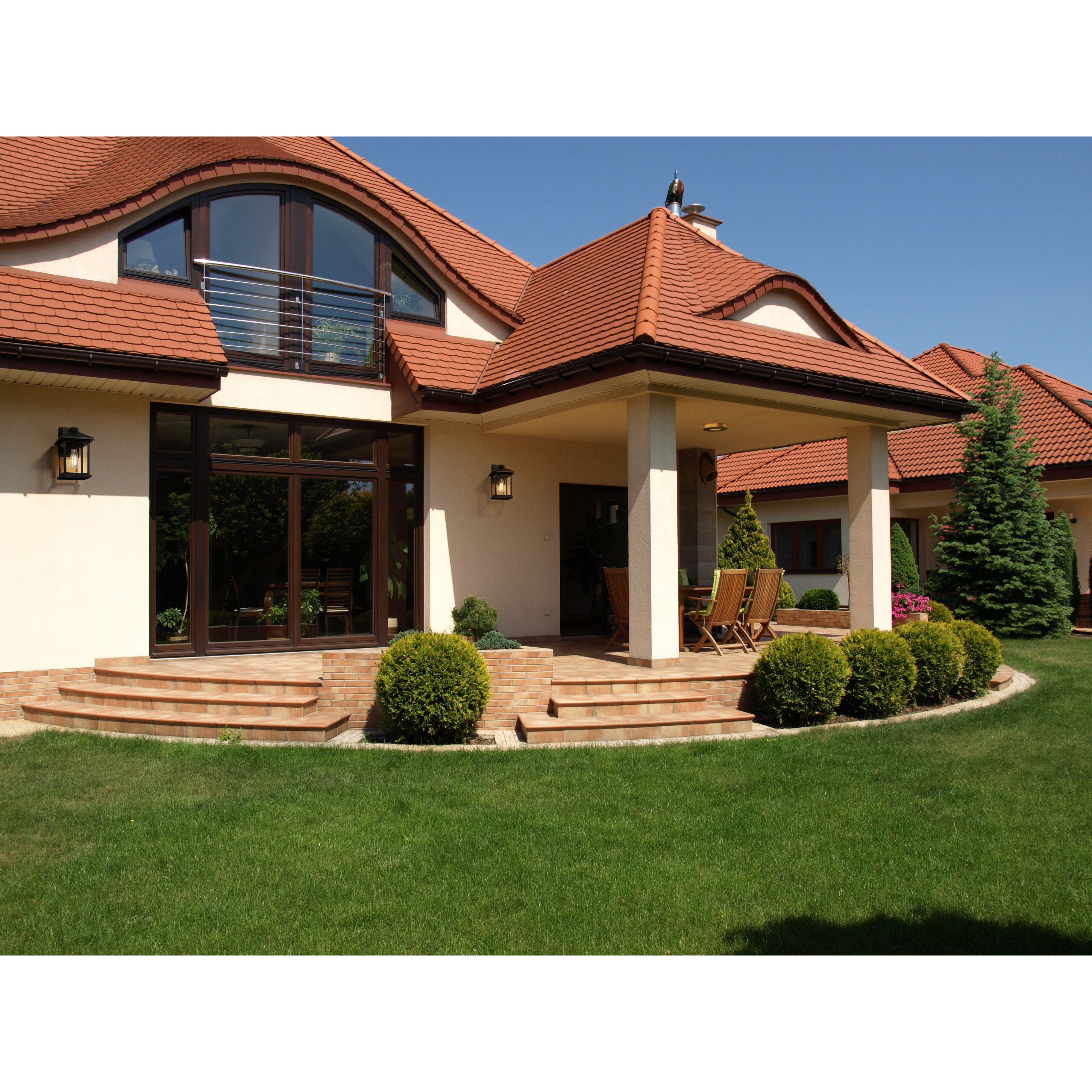 Portland 1 Light 15.75 inch Black Outdoor Wall Light