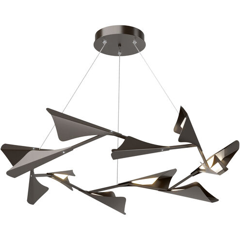 Plume LED 49.1 inch Oil Rubbed Bronze and Oil Rubbed Bronze Pendant Ceiling Light
