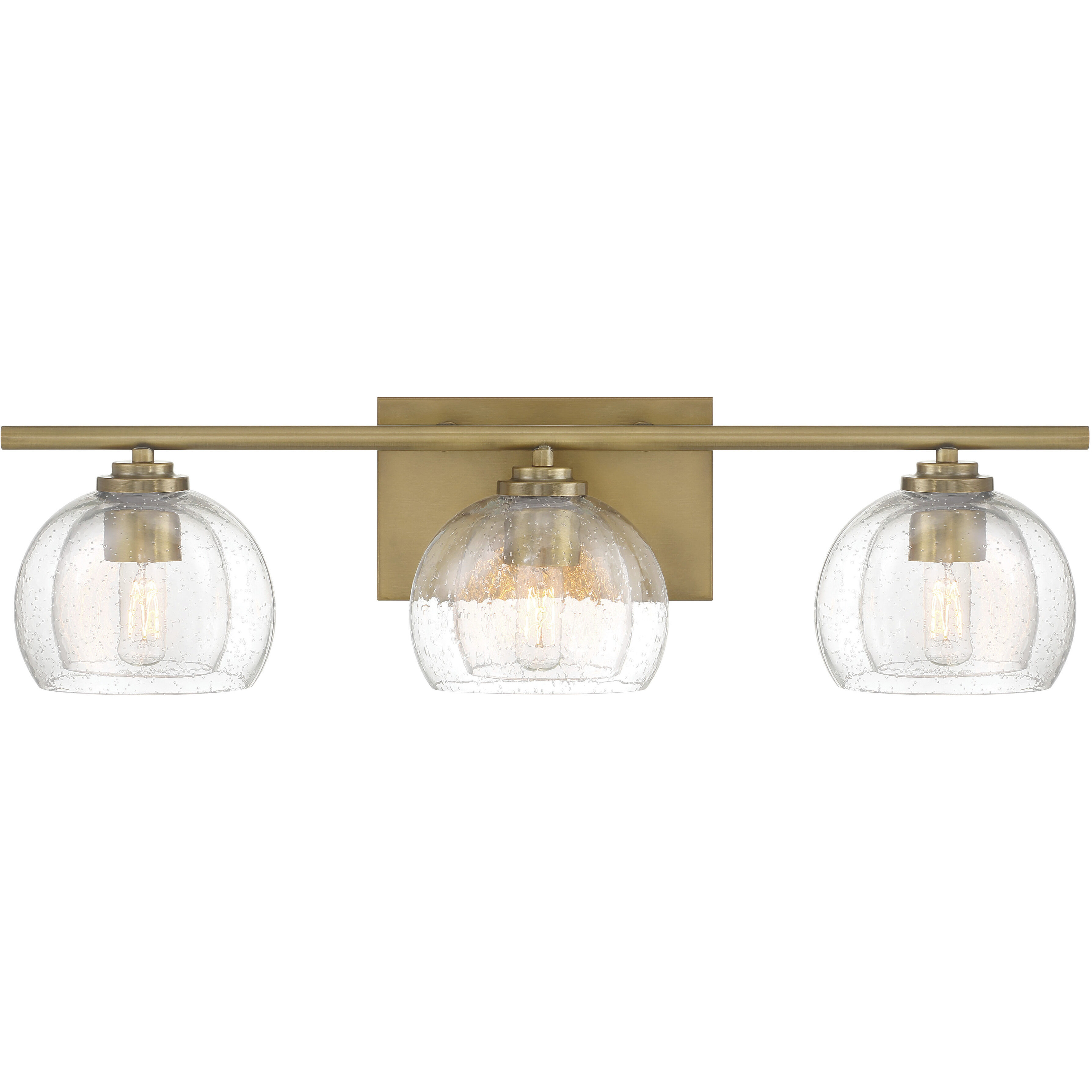 Glint 3 Light 24 inch Legacy Brass Vanity Light Wall Light