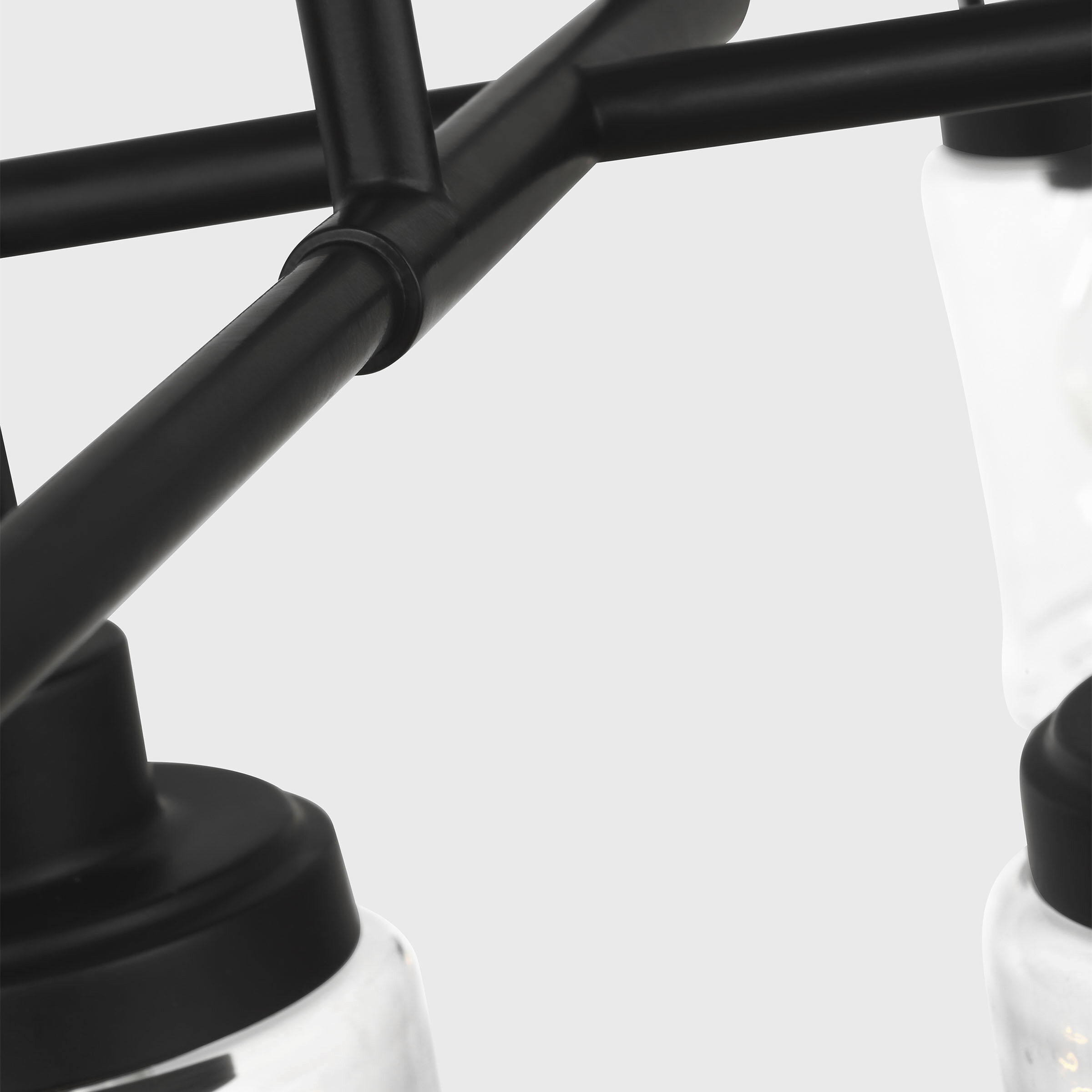 Anders 4 Light 48 inch Midnight Black Chandelier Ceiling Light