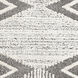 Lyon 84 X 63 inch Light Grey Rug in 5 x 8, Rectangle
