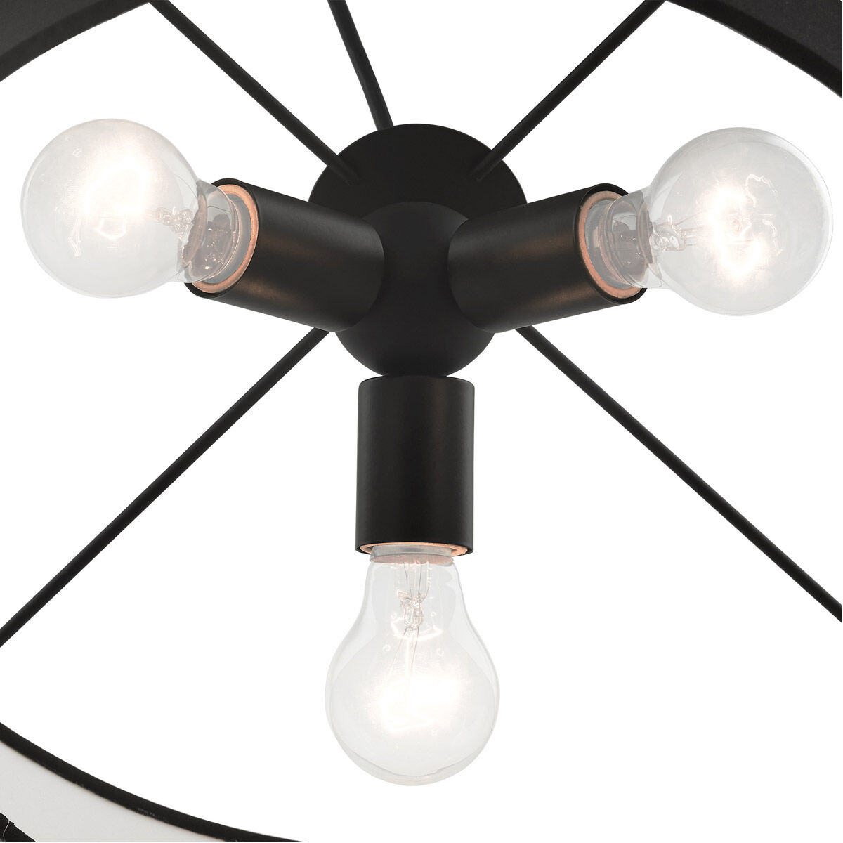 Bainbridge 3 Light 20 inch Black Pendant Ceiling Light