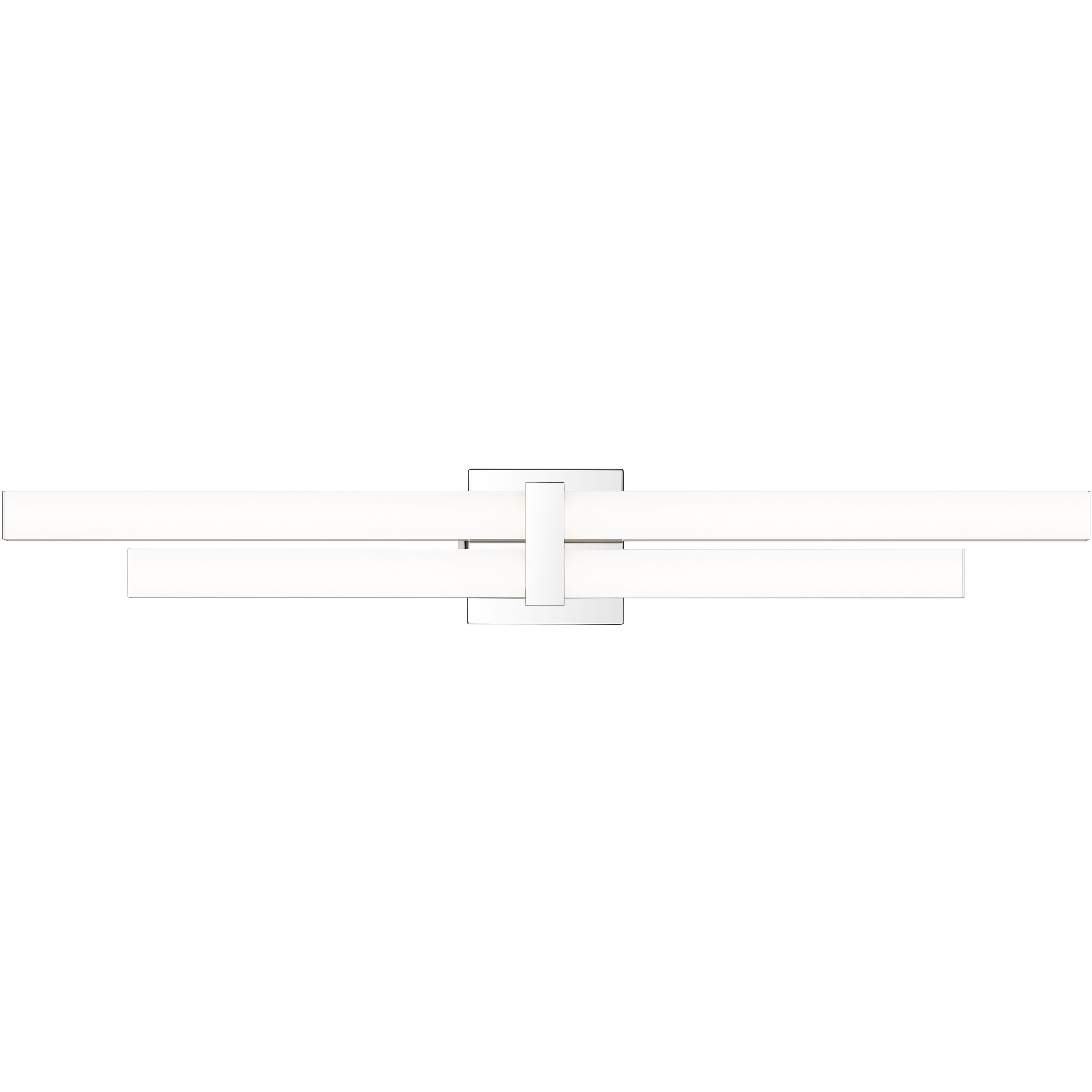 Zane LED 32 inch Chrome Vanity Wall Light
