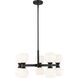 Artemis 10 Light 25 inch Matte Black Chandelier Ceiling Light