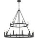 Dutton 18 Light 42.75 inch Coal Chandelier Ceiling Light