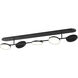 Novel LED 37 inch Black Bath Vanity Light Wall Light