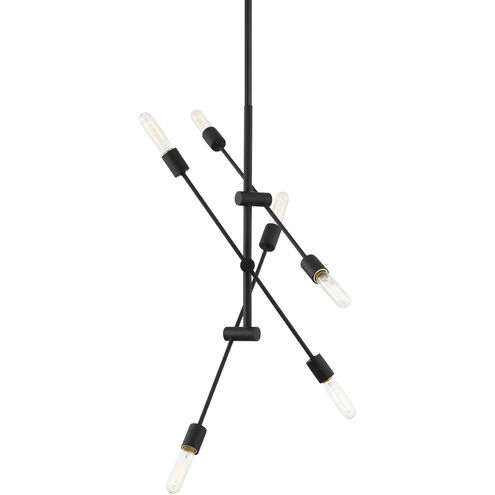 Sean Lavin Axis 6 Light 35.25 inch Midnight Black Chandelier Ceiling Light