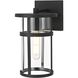 Henrik 1 Light 11 inch Black Outdoor Wall Sconce