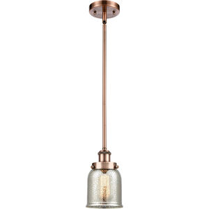 Ballston Bell LED 5 inch Antique Copper Mini Pendant Ceiling Light, Small Bell