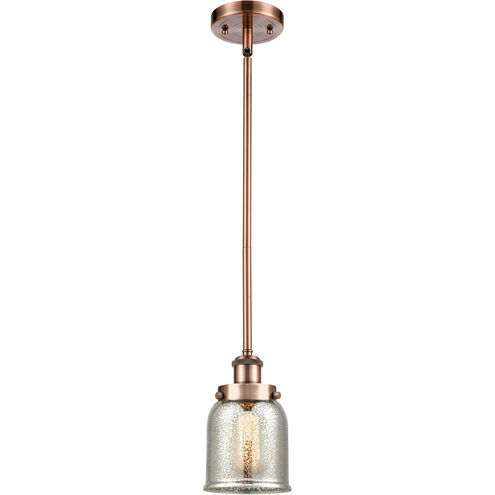 Ballston Bell LED 5 inch Antique Copper Mini Pendant Ceiling Light, Small Bell