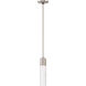 Light Rain LED 4.88 inch Brushed Nickel Mini Pendant Ceiling Light