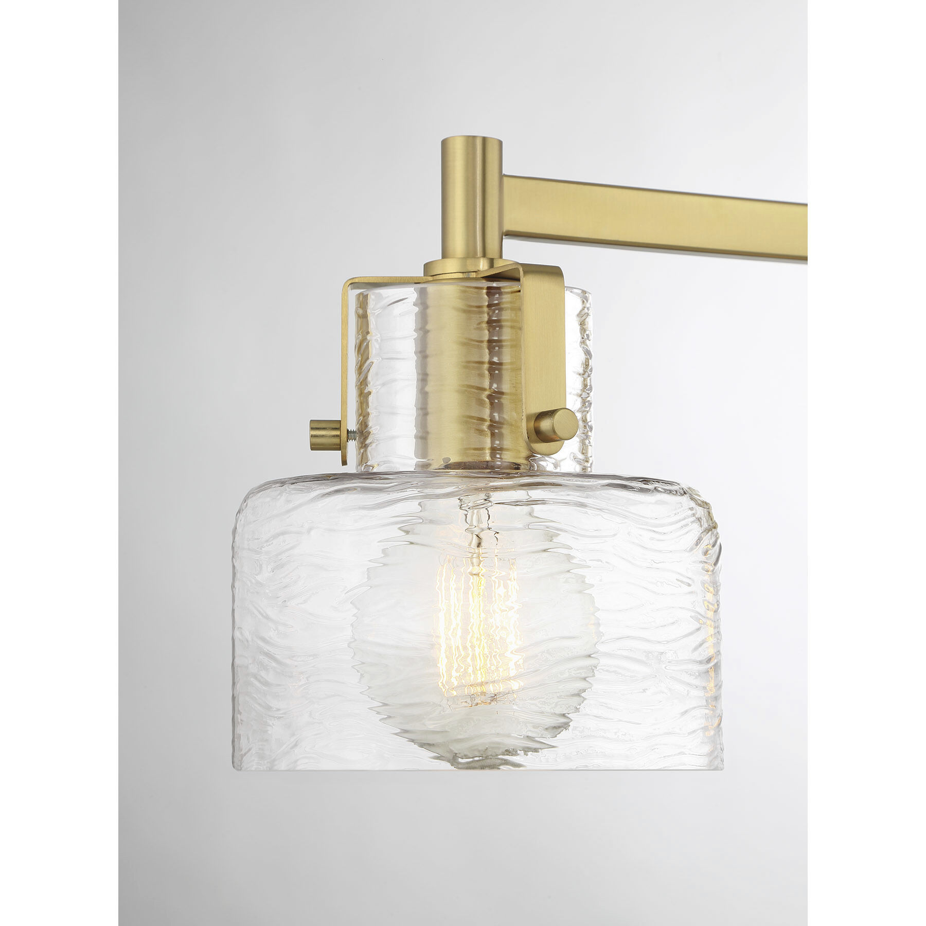 Dover 3 Light 25 inch Warm Brass Bathroom Vanity Light Wall Light