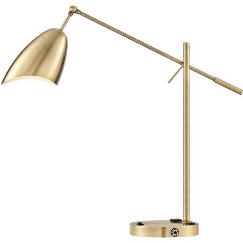 Tanko 45.75 inch 40.00 watt Brass Desk Lamp Portable Light