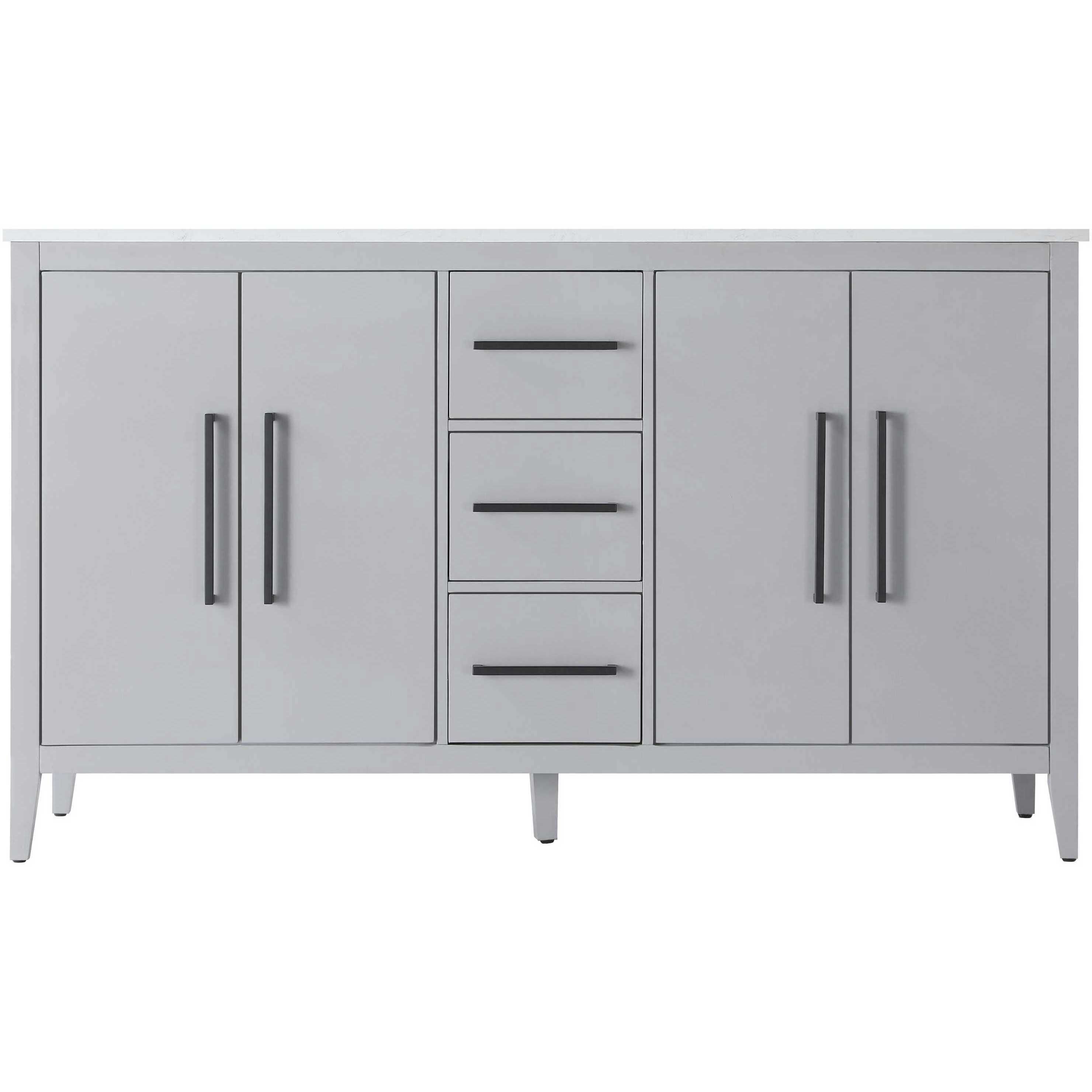 Millie 60 X 35 inch Grey Bathroom Vanity Cabinet