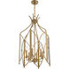 Enclave 6 Light 21 inch Noble Brass Pendant Ceiling Light