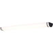Glamour LED 48.98 inch Black Bath Vanity Light Wall Light