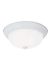Windgate 2 Light 13 inch White Flush Mount Ceiling Light