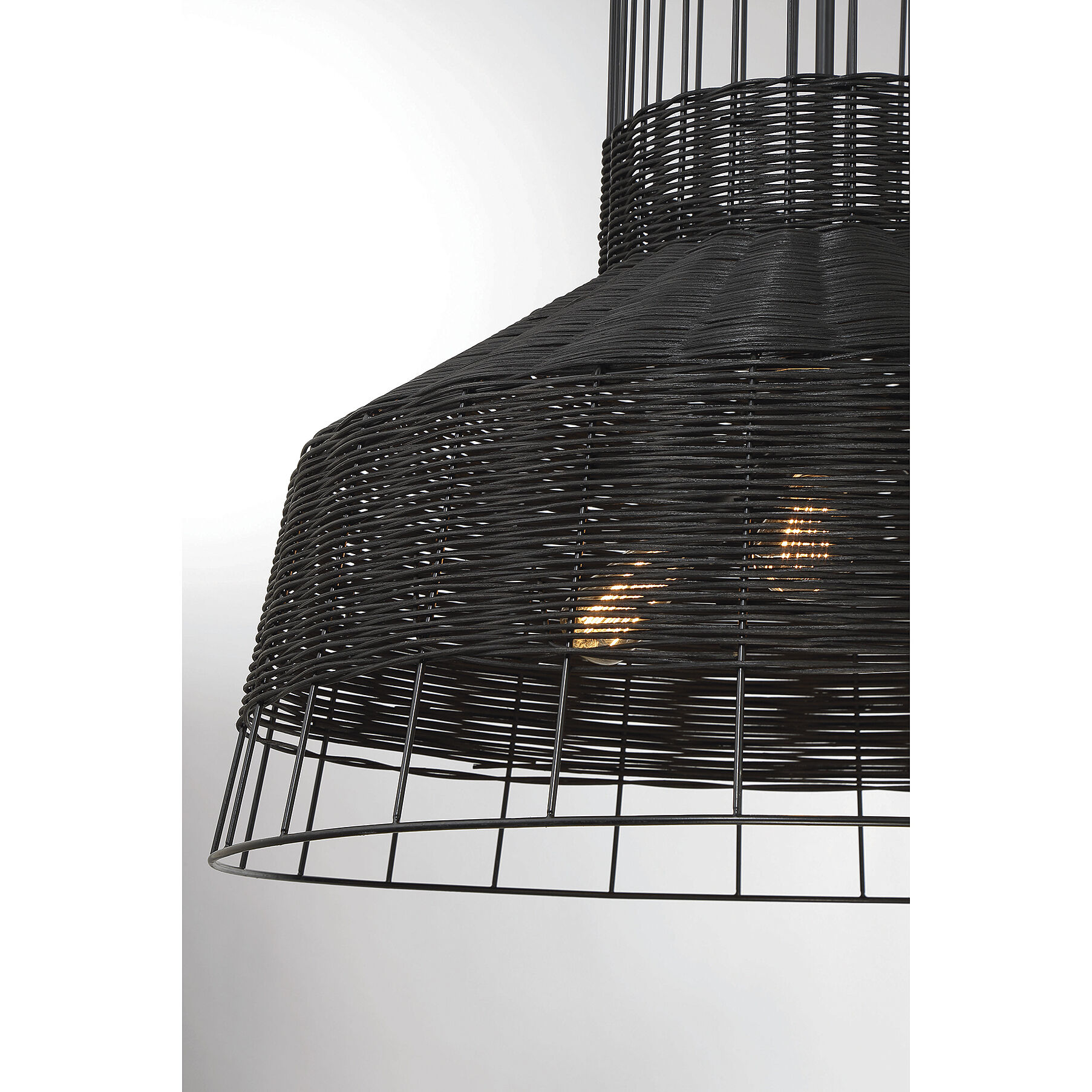Pampas 3 Light 30 inch Matte Black Pendant Ceiling Light