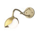 Brooklyn 1 Light 6 inch Soft Gold and Modern Brass Long-Arm Sconce Wall Light in Soft Gold/Modern Brass, Long-Arm