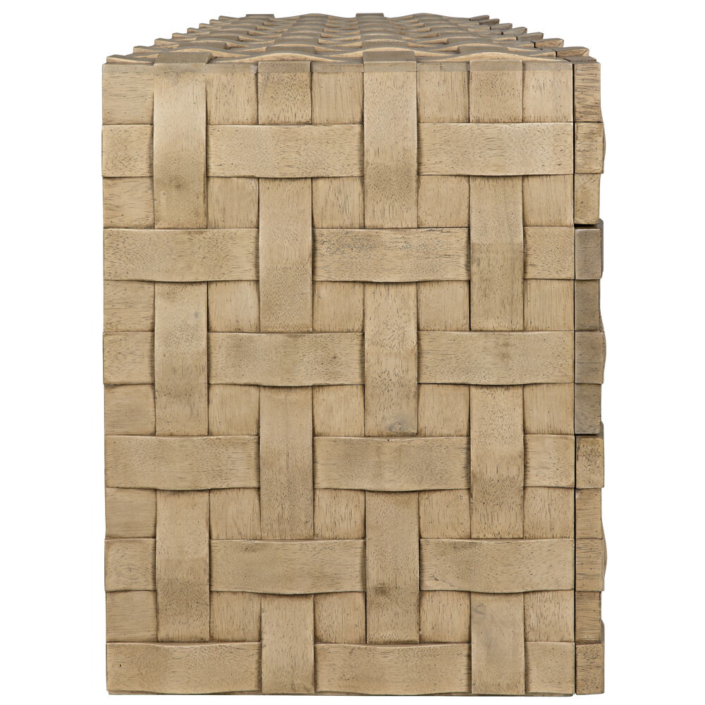 Weave 72.5 X 23 inch Bleached Walnut Sideboard
