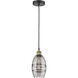 Edison Vaz 1 Light 5.88 inch Black Antique Brass Cord Hung Mini Pendant Ceiling Light