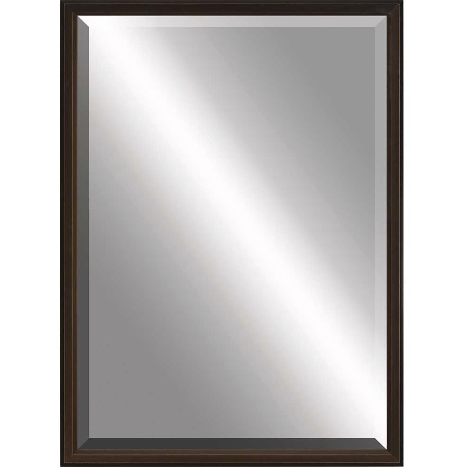 517 39 X 27 inch Brown Wall Mirror