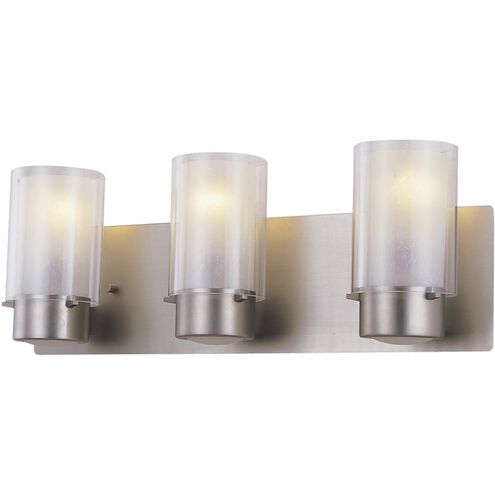Essex 3 Light 21 inch Buffed Nickel Vanity Light Wall Light