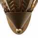 Zanara 1 Light 7.75 inch Brass Kisser Wall Sconce Wall Light