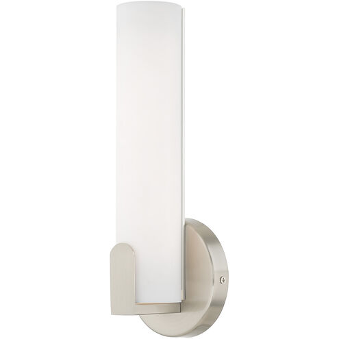 Lund LED 4 inch Brushed Nickel ADA ADA Wall Sconce Wall Light