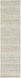 Tahoe 120 X 30 inch Cream Rug in 2.5 X 10, Runner