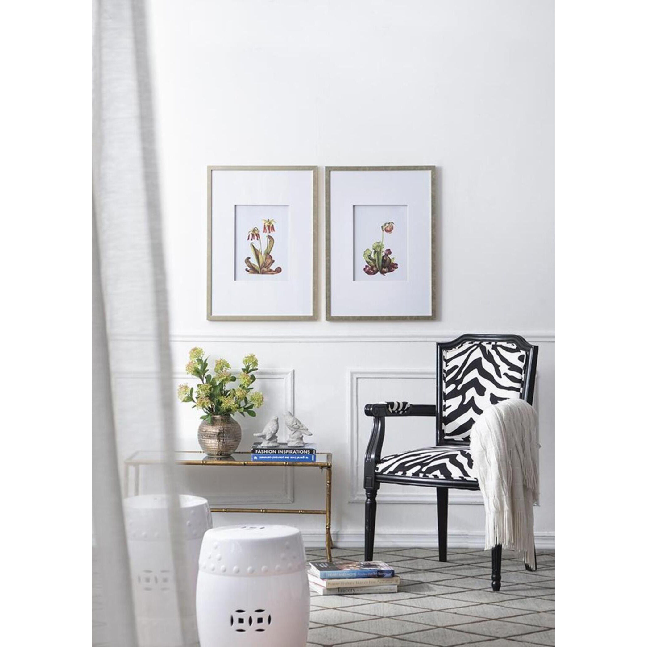 Botanical Multi Color Wall Art, Set of 4