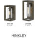 Rhodes Outdoor Wall Mount Lantern in Warm Bronze