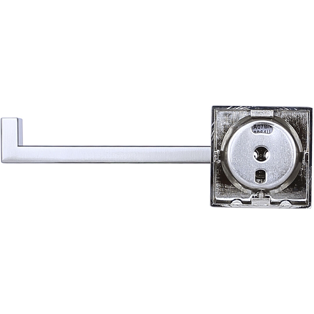 Bishop 7 inch Brushed Nickel Toilet Paper Holder