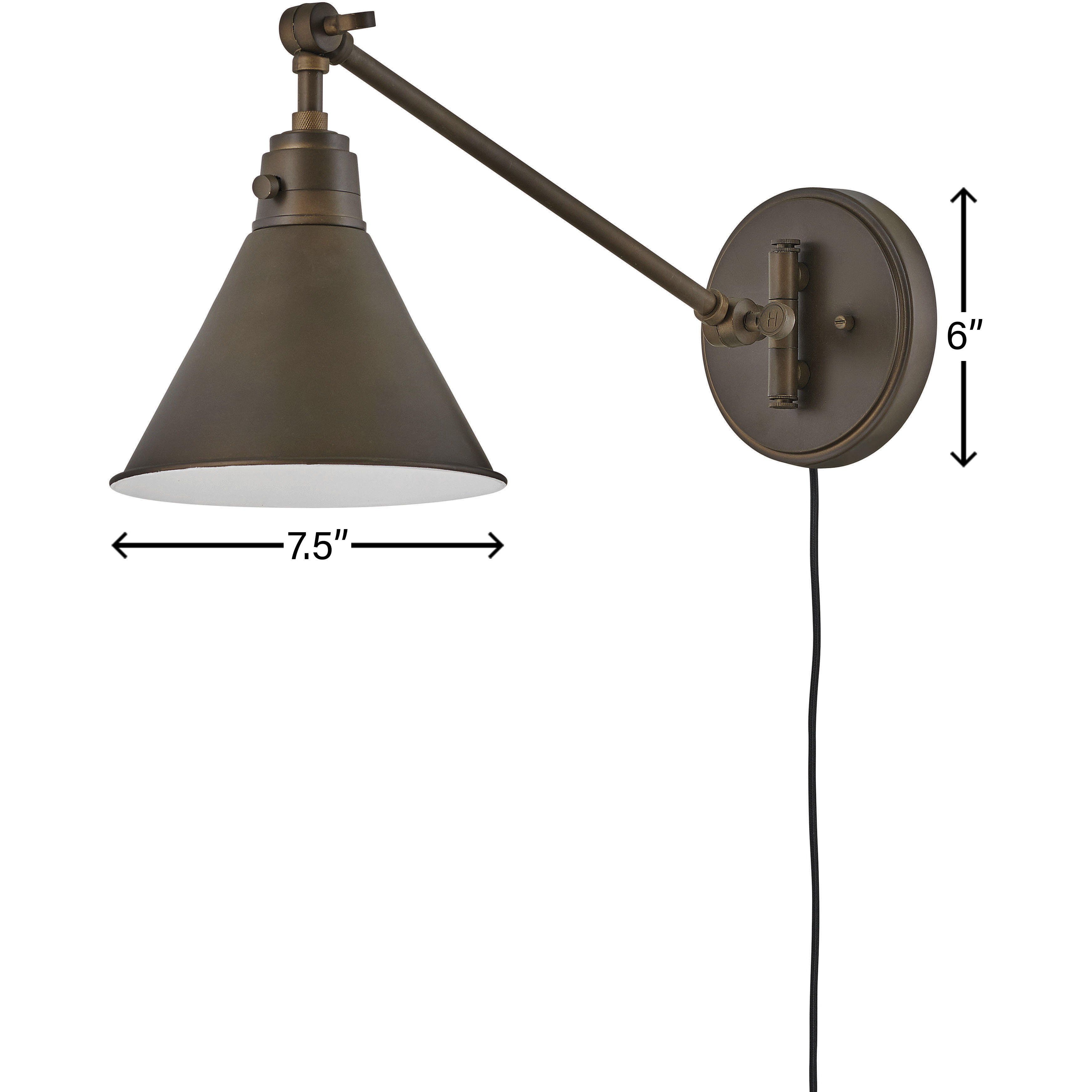 Arti 1 Light 7.75 inch Olde Bronze Indoor Wall Sconce Wall Light