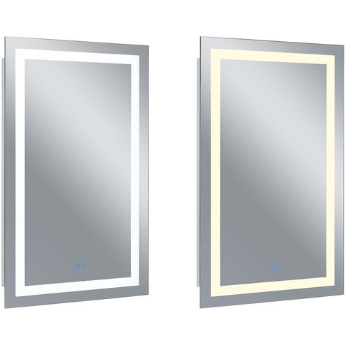 Abril 49 X 29.5 inch Matte White Mirror, Rectangle
