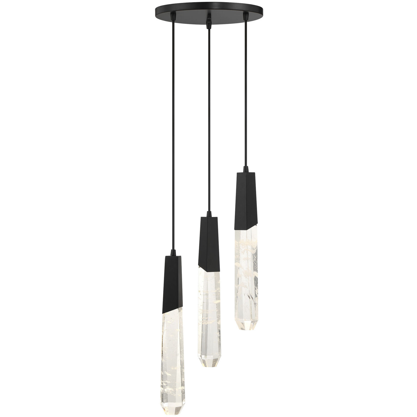 Drifting Droplets LED Coal Pendant Ceiling Light