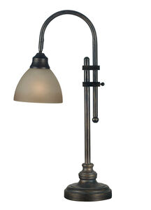 Callahan 8 inch 60.00 watt Bronze Heritage Desk Lamp Portable Light