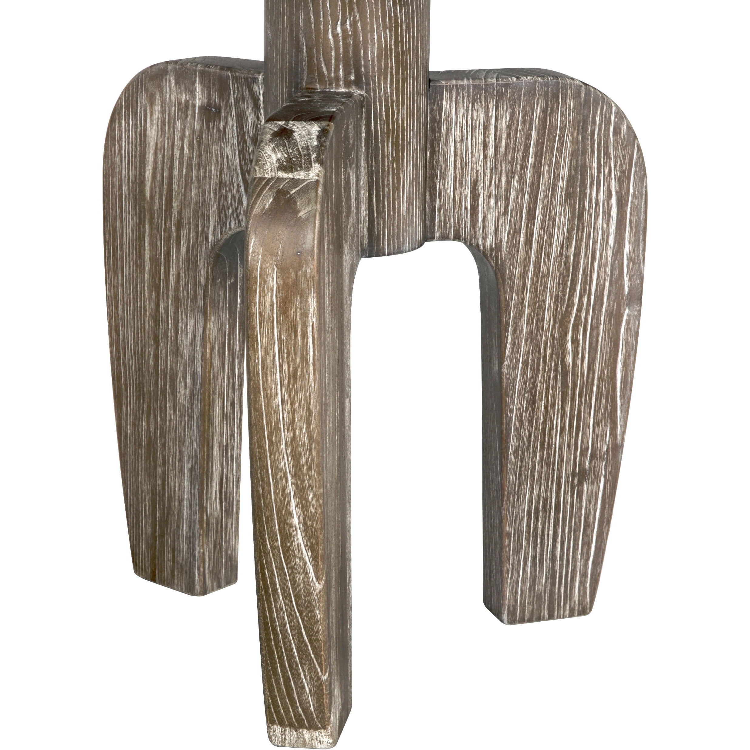 New Shizue 25 X 18 inch Distressed Mindi Side Table, Small