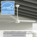 Cassius 60 inch Fresh White with Light Stripe/Fresh White Blades Outdoor Ceiling Fan