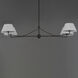 Dunbridge 4 Light 62 inch Antique Bronze Linear Pendant Ceiling Light