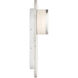 Sternn LED 15 inch Marble White Outdoor Wall Sconce in Clear Wave