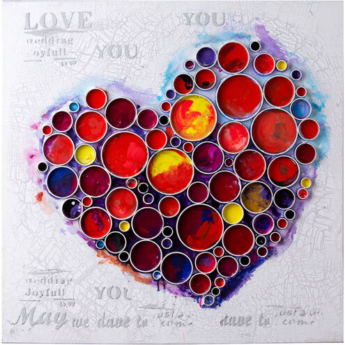 Work of Heart Red Wall Art, Varaluz Casa