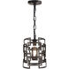 Litani 1 Light 10 inch Brown Down Chandelier Ceiling Light
