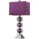 Alva 27 inch 60.00 watt Purple Table Lamp Portable Light in Incandescent