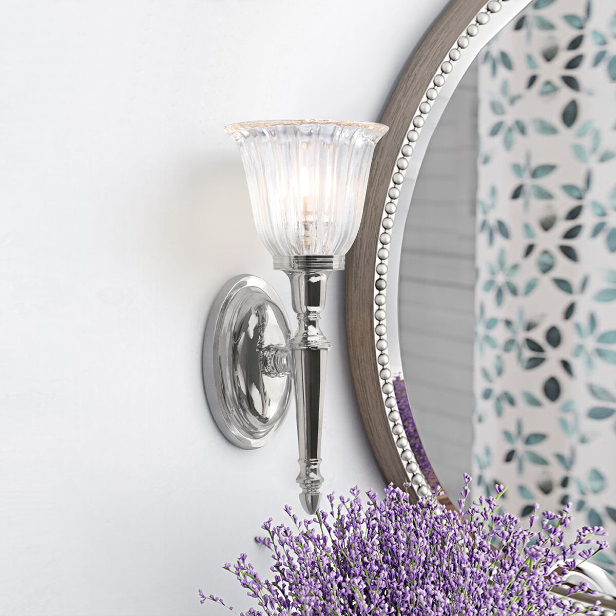 Dryden LED 5.5 inch Polished Chrome Bath Light Wall Light