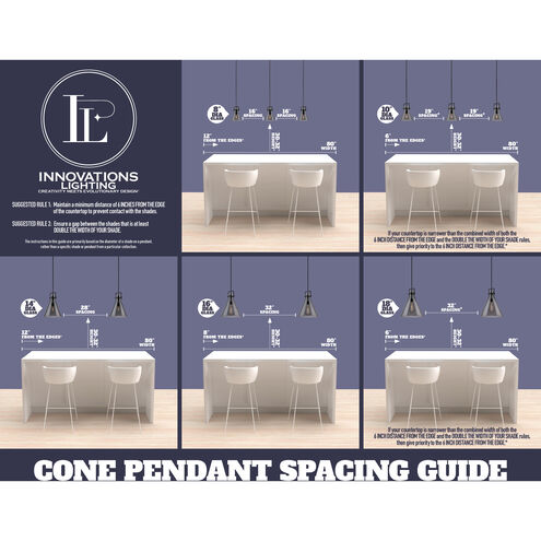 Franklin Restoration Cone LED 12 inch Brushed Satin Nickel Mini Pendant Ceiling Light in Seedy, Franklin Restoration